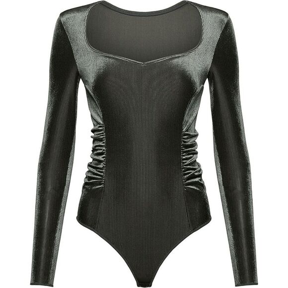 NWT Wolford Esmeralda String Bodysuit Top XS - Picture 1 of 16